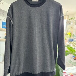 NIKO AND Long Sleeve Gray Tee Medium